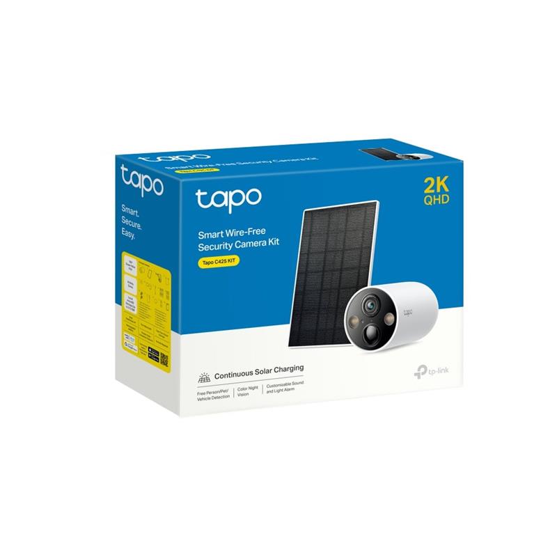TP-Link Tapo C425 KIT, Solar-Powered Security Camera Kit - Canada