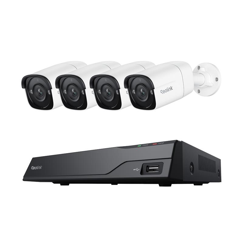 Reolink NVS8-5MB4 Smart PoE NVR System with 4 Cameras
