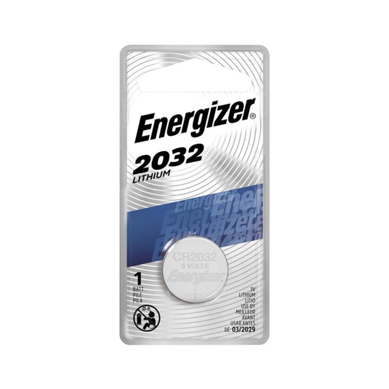ENERGIZER 2032 Pile bouton au lithium 3 V, 1 paquet (ECR2032BP)