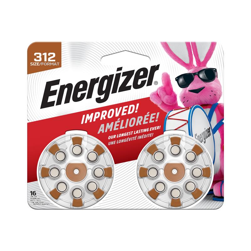 ENERGIZER (AZ312DP16) - Paquet de 16 piles 1,4 V
