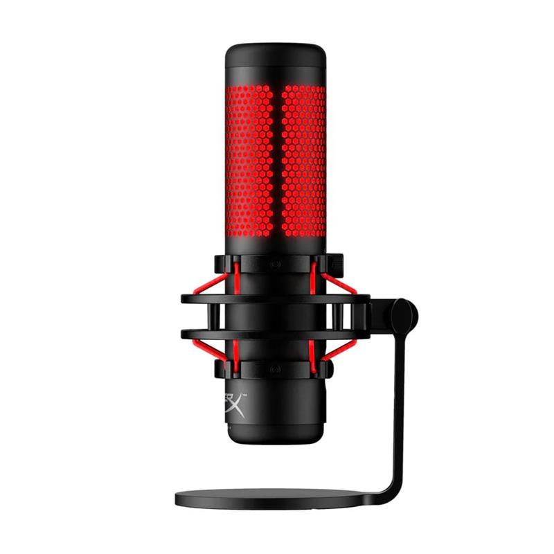 HyperX QuadCast  USB Microphone, Black (Red lightning)(Open Box)