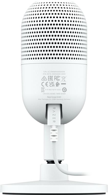 【新品未開封】 Razer Seiren V3 Mini White Razer Seiren V3 Mini Ultra-Compact USB Microphone, White - Canada