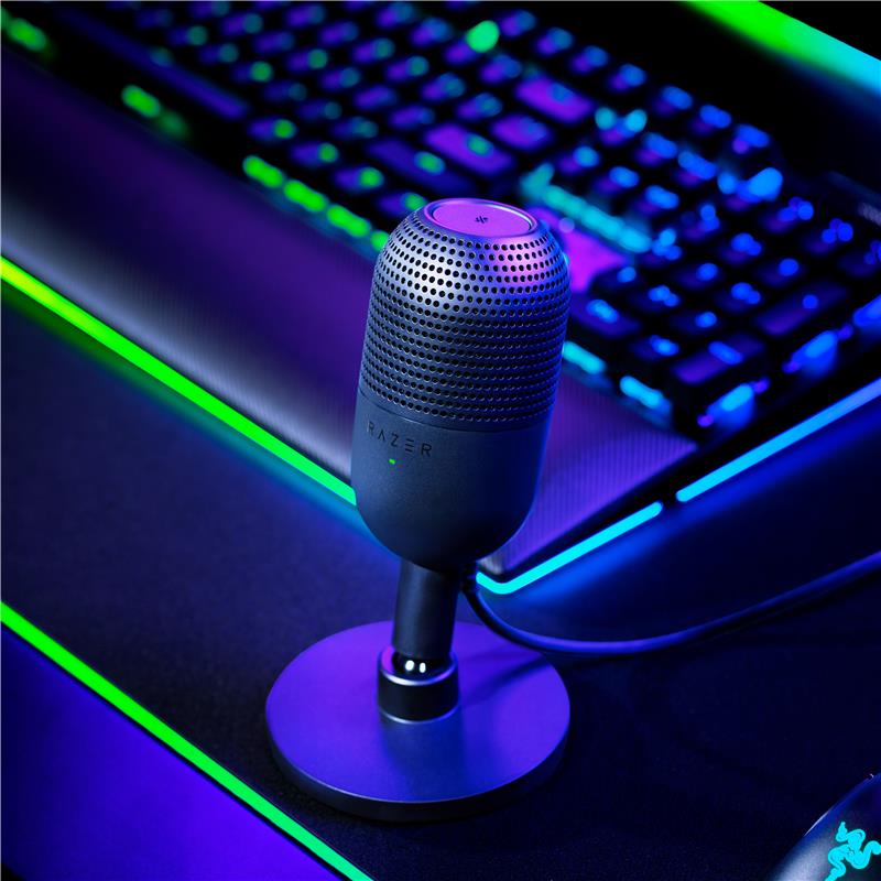 Razer Seiren V3 Mini Ultra-Compact USB Microphone, White - Canada