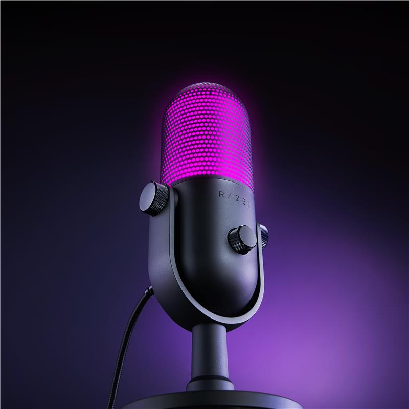 Razer Seiren V3 Chroma RGB USB Microphone, Black - Canada