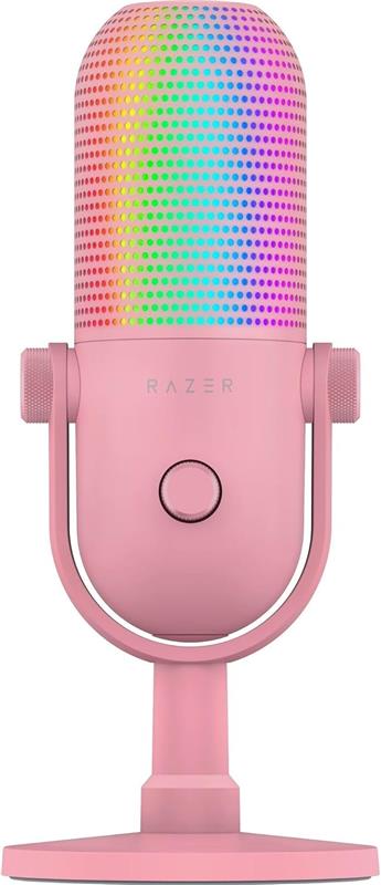 Razer Seiren V3 Chroma RGB USB Microphone - Quartz Pink