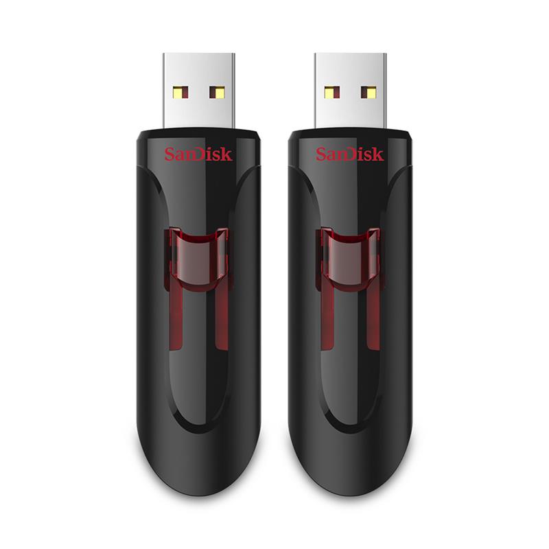 SanDisk Cruzer Glide 32GB Type-A 2-Pack - Flash Drive