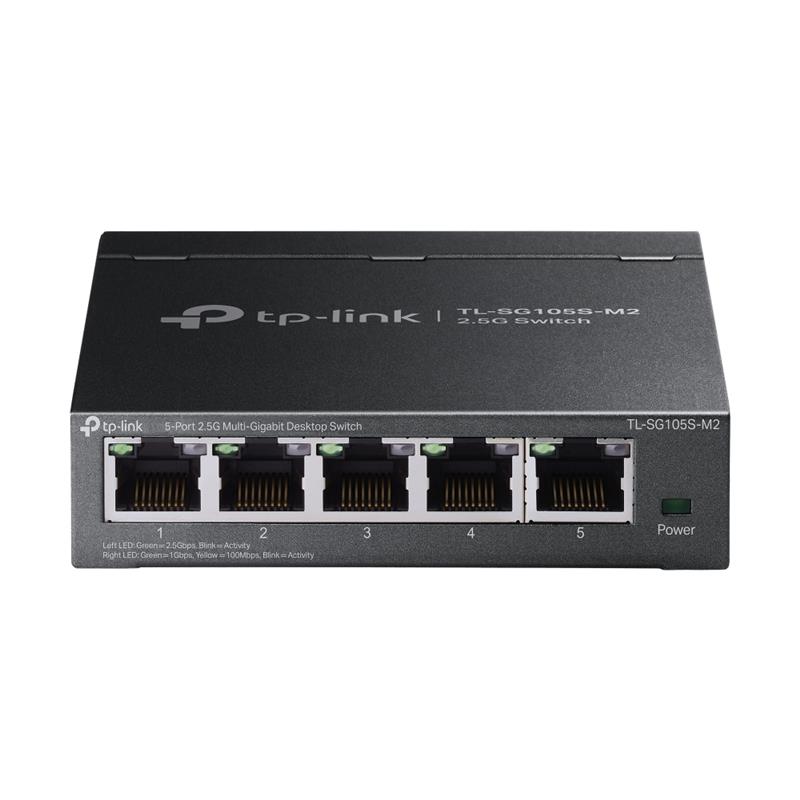 TP-Link (TL-SG105S-M2) Switch de bureau multi-Gigabit 5 ports 2,5G