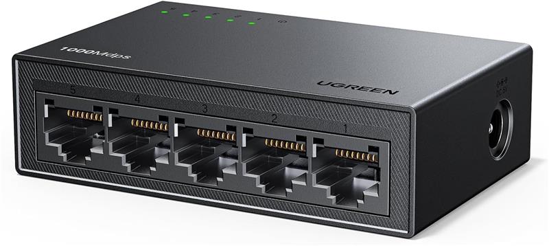 UGREEN CM833 5 Ports Gigabit Unmanaged Ethernet Switch(Open Box)