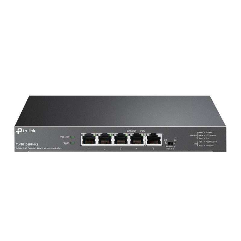 TP-Link (TL-SG105PP-M2) Switch PoE++ non géré 5 ports 2,5G