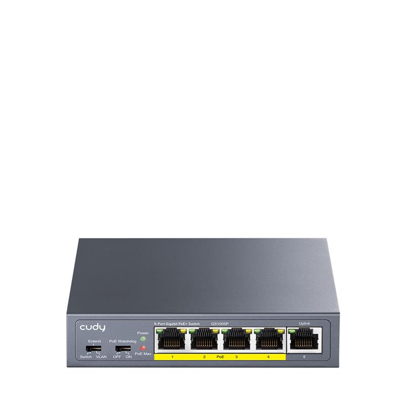 Cudy GS1005P 5 Port Gigabit PoE+ Switch