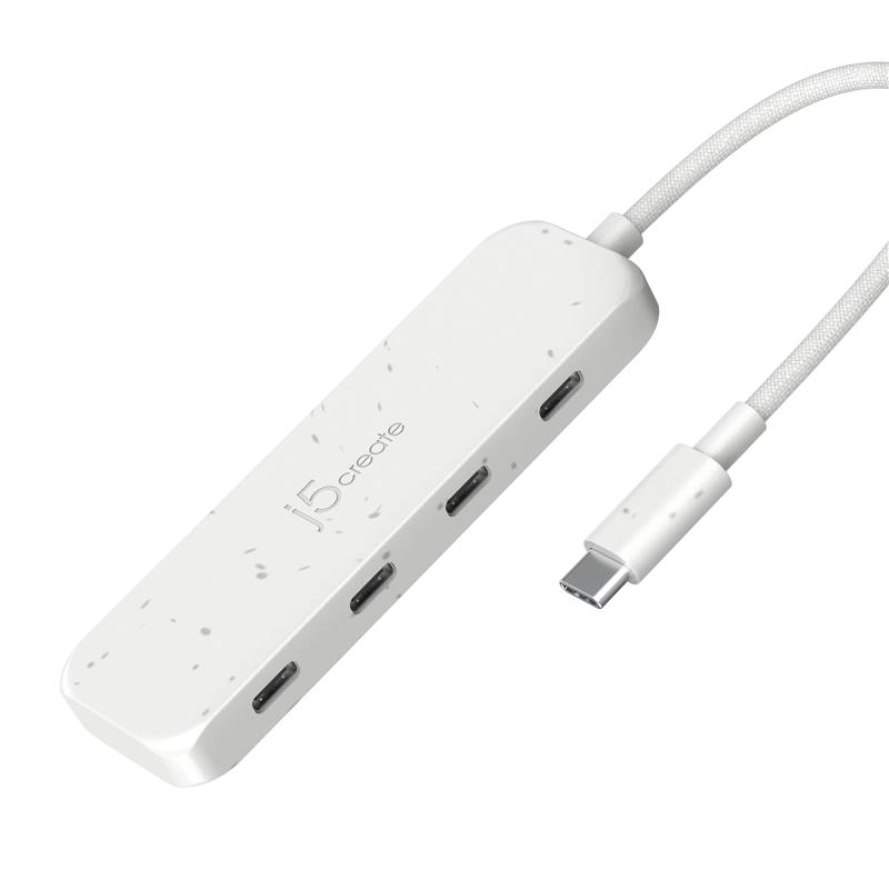 j5create Concentrateur USB-C Eco-Friendly vers 4 ports Type-C Gen 2