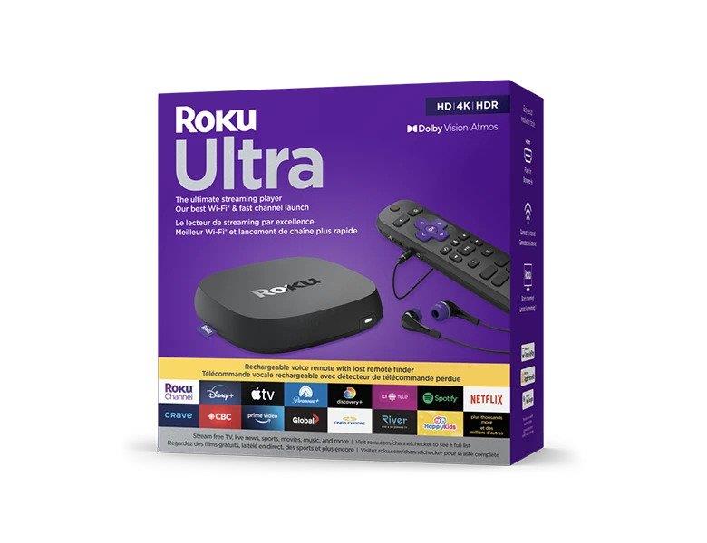 Le bâton de streaming ROKU ULTRA 4K HDR