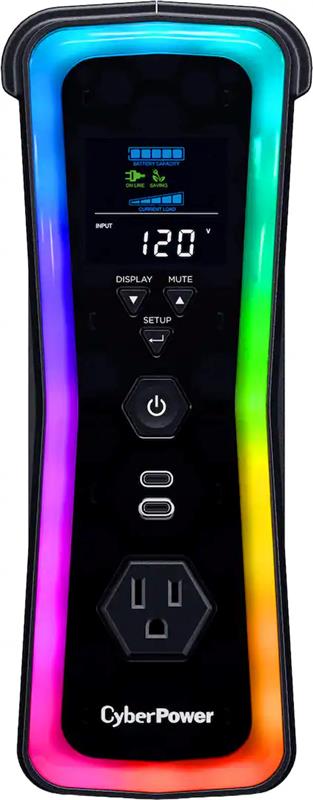 Onduleur CyberPower 1500 VA avec éclairage RGB