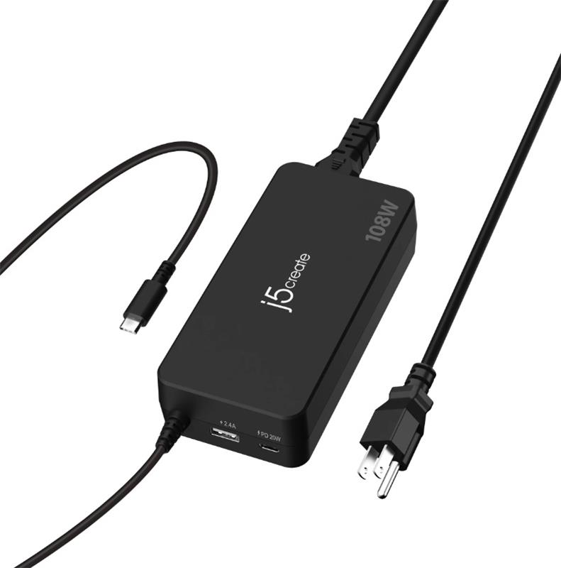 j5create Charger 108W Universal USB C PD Super Charger