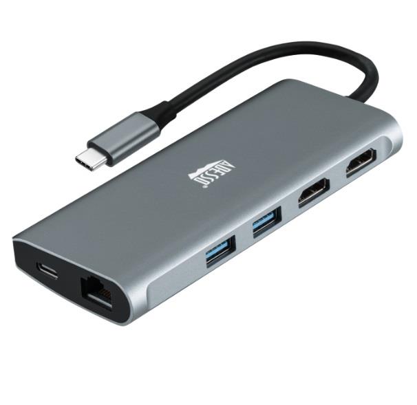 Adesso le multiport USB-C 9-in-1 prend en charge la double station(Open Box)