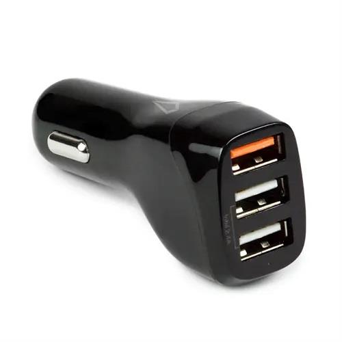 LBT QC3.0 18W 3 Ports USB Car Charger (QC3CLA)