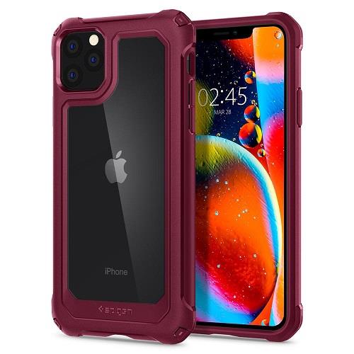 SPIGEN Gantelet pour iPhone 11 Pro Max - Rouge Fer