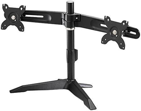 Amer (AMR2SU) - Support de bureau double pour moniteurs - VESA 75 mm et 100 mm