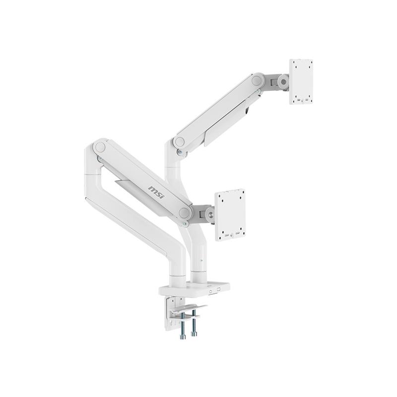 MSI MPG MT201DW - Premium Heavy Duty Dual Monitor Stand Arms