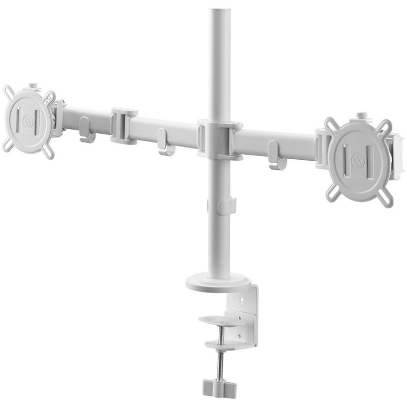 One For All Universal Dual Monitor Arm (White) DM2210