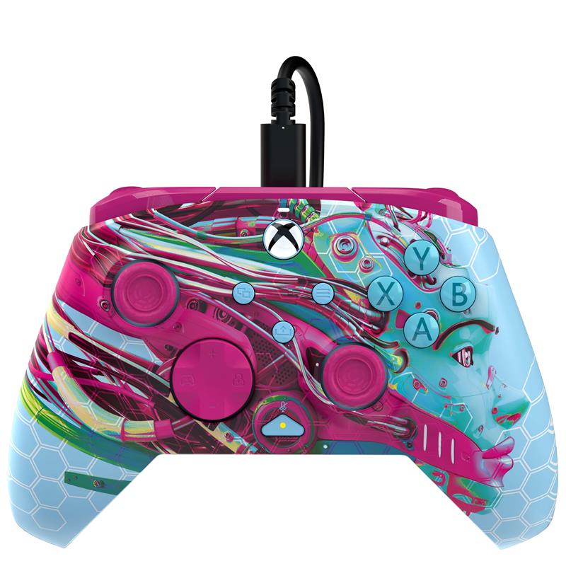 Manette filaire avancée PDP REMATCH GLOW : Android Dreams / Xbox et PC