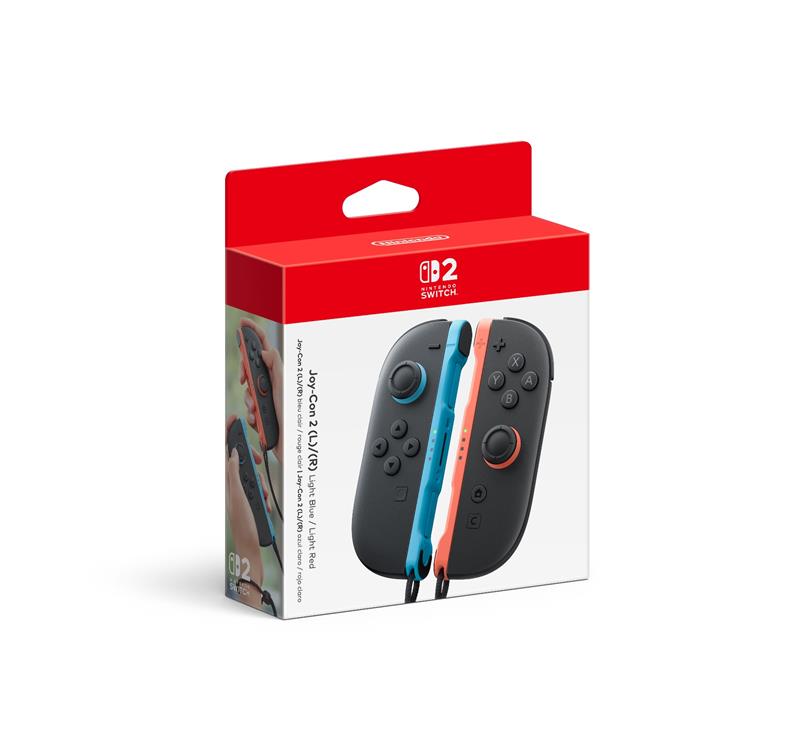 Manettes Joy-Con Nintendo Switch™ 2 (bleu clair/rouge clair)