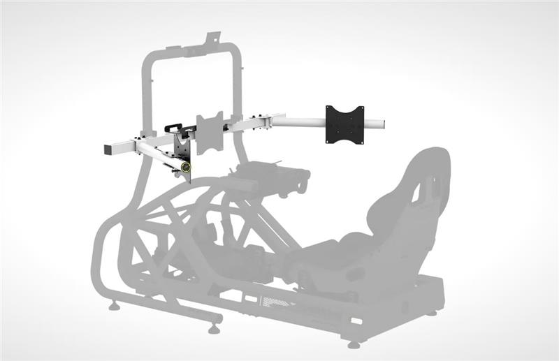 Fanatec - GT Cockpit Triple Monitor Expansion Kit (White)(Open Box)