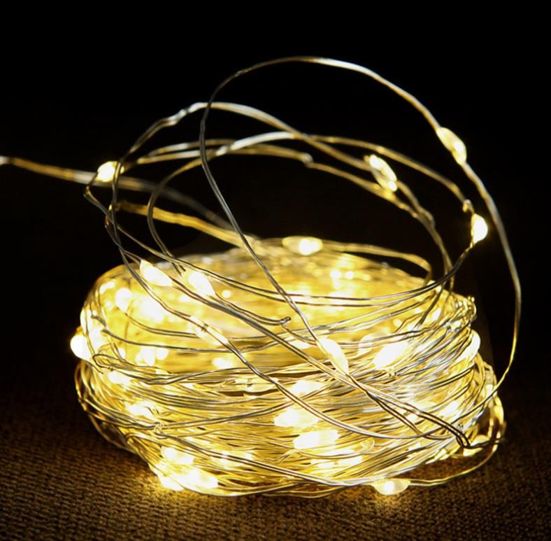iCAN Indoor LED Light chain 10 Meters Long with 100 Warm White LEDs.