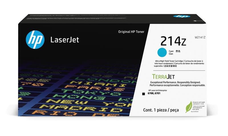 HP 214Z CYN ORIGINAL LASERJET TONER CRTG