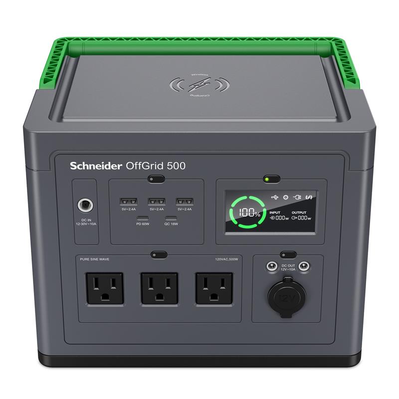 SCHNEIDER OFFGRID PORTABLE POWER STATION 500