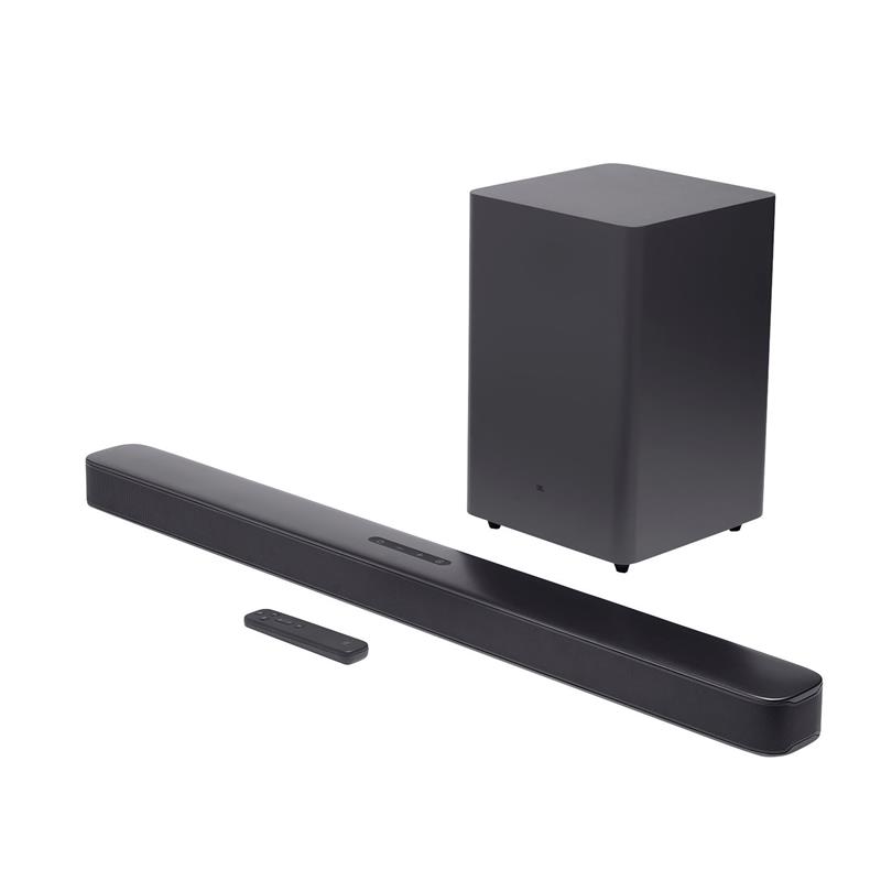 JBL 2.1ch Soundbar 300W with wireless Subwoofer (JBL2GBAR21DBBLKAM)