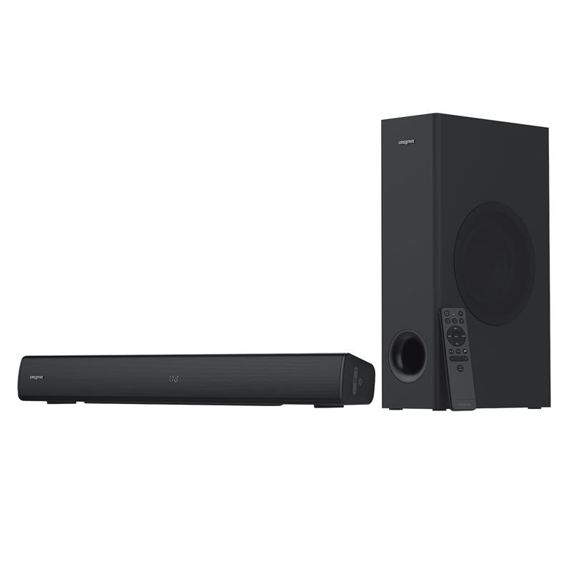 CREATIVE Stage V2 2.1 Soundbar 160W avec Subwoofer, Noir