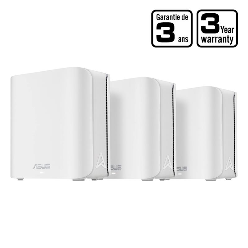 ASUS ZenWiFi BE3600 BE3600 Dual Band Wi-Fi 7 Mesh System (3 Pack)