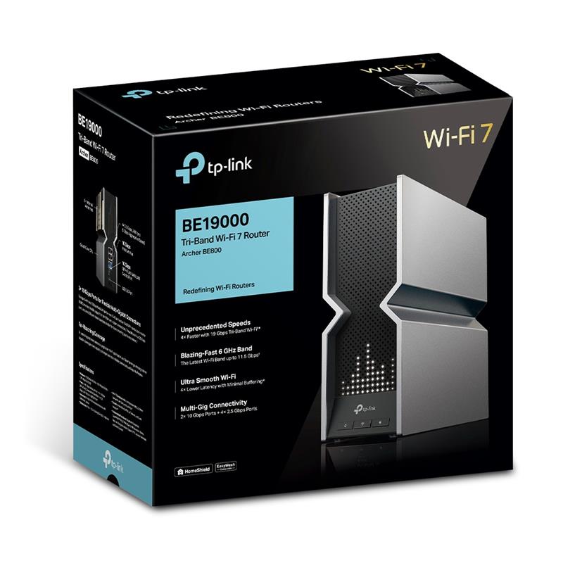 TP-Link (Archer BE800) - BE19000 Tri-Band Wi-Fi 7 Router - Canada