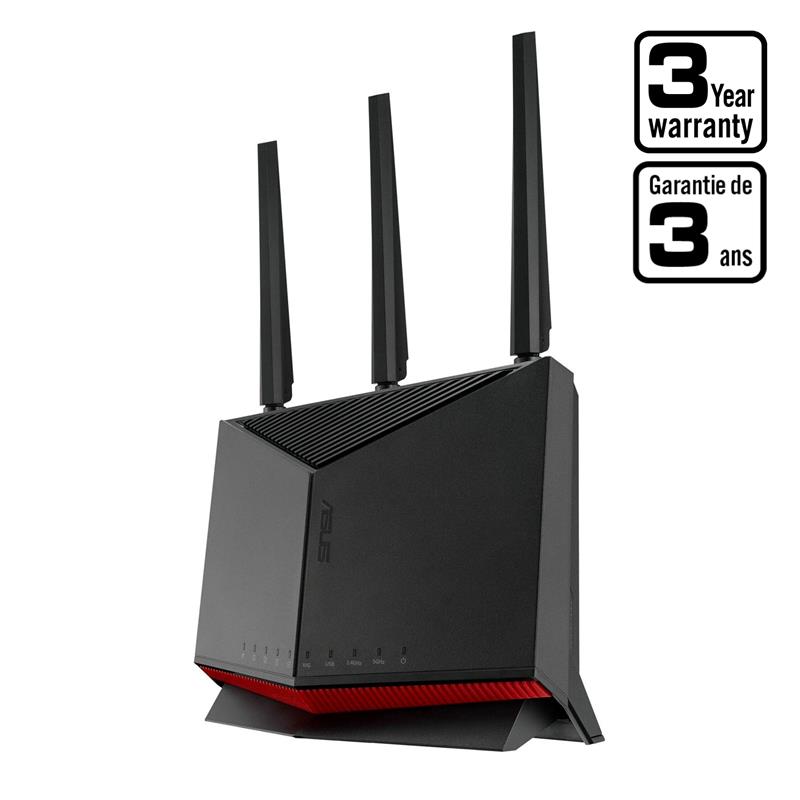 ASUS RT-BE86U BE6800 Dual-Band WiFi 7 Gaming Router