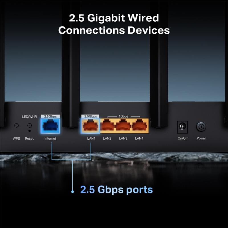 TP-Link (Archer BE400) Dual-Band BE6500 Wi-Fi 7 Router - Canada