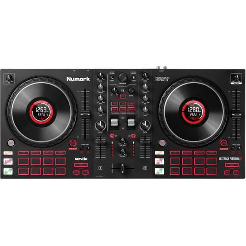 NUMARK Mixtrack Platinum FX 4-Deck Serato DJ Controller, Black