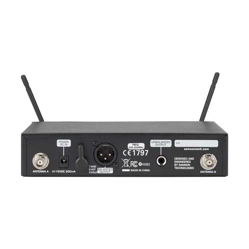 Système de guitare sans fil SAMSON Concert 99 avec câble de guitare GC32 (Bande D, de 542 à 566 MHz)