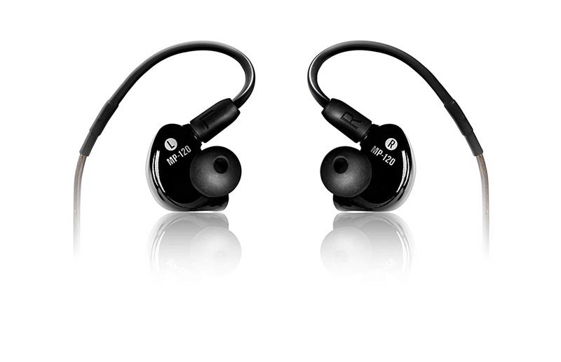 Mackie MP-120 Single Dynamic In-Ear Monitors, Black