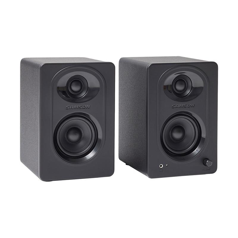 nceintes de studio alimentées SAMSON MediaOne M30 (paire) | 3" haut-parleur en co-polymère | 3/4" tweeter en dôme de soie | ...