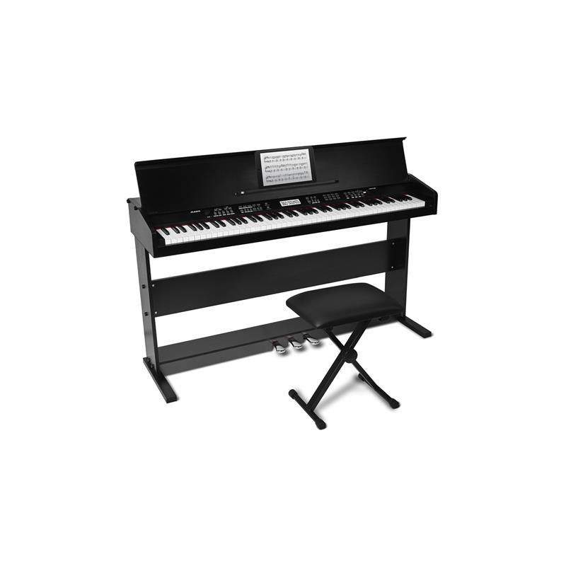iano numérique ALESIS 88 touches avec support et banc ajustable VIRTUEBLACKXU