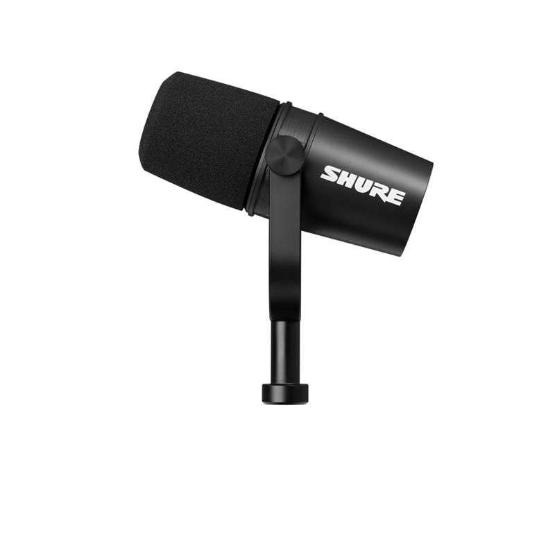 SHURE Black Podcasting Microphone with XLR Connector (MV7X
