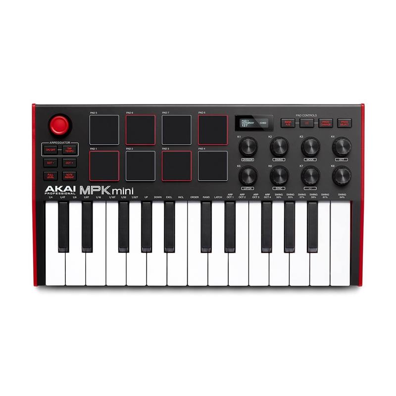 AKAI MPKMINI3 - Compact 25 note Keyboard and Pad Controller