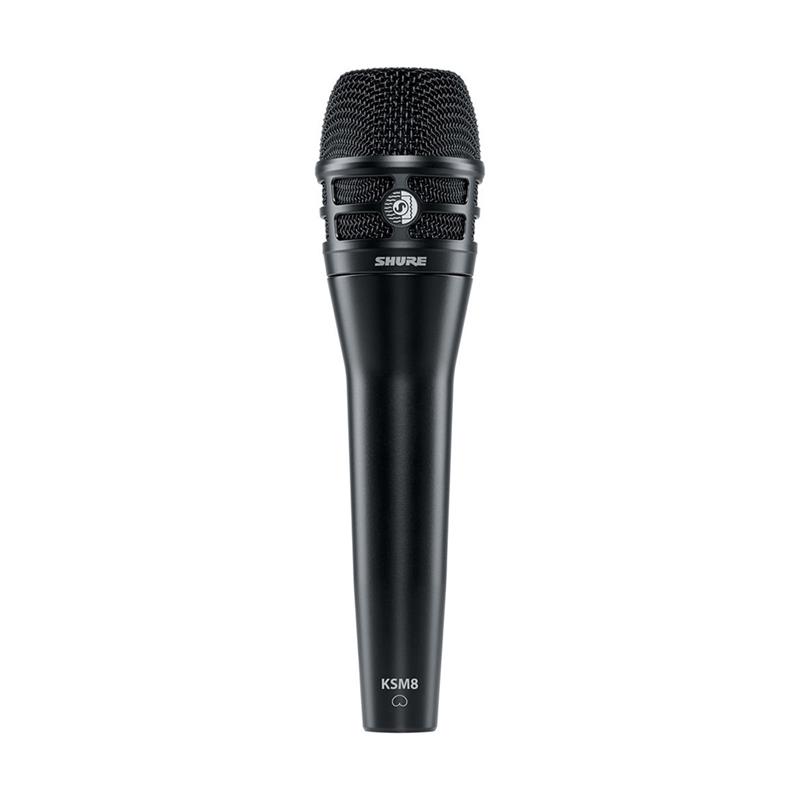 Microphone vocal dynamique à double capsule SHURE KSM8/B Dualdyne (noir)