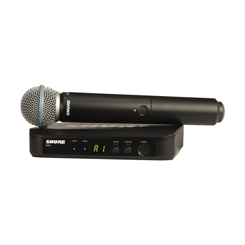SHURE BLX24 Handheld Wireless System With Beta 58A Mic (H10)