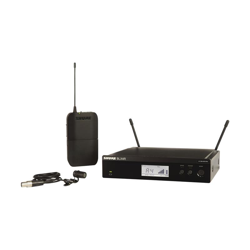 Système sans fil lavalier SHURE BLX14R/W93 avec microphone lavalier WL93 (H9 : 512 - 542 MHz)