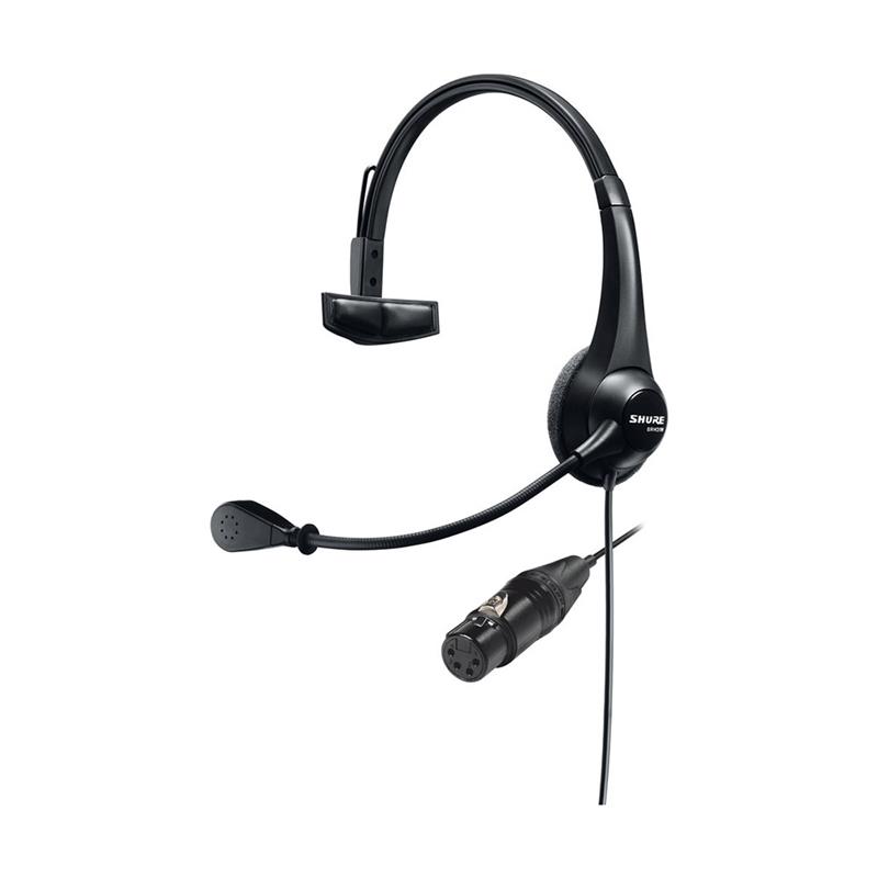Casque léger de diffusion unilatéral SHURE BRH31M-NXLR4F avec câble Neutrik 4 broches XLR-F