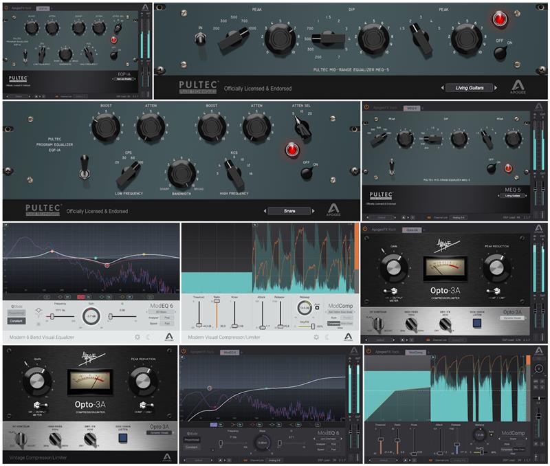 APOGEE FX Plugins Complete bundle, All Apogee FX and FX rack plugins​ (Digital Download Only)