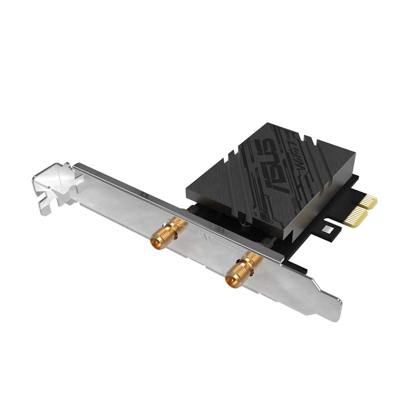 ASUS PCE-BE90BT BE6500 Wi-Fi 7 Bluetooth 5.4 Adaptateur PCI-E