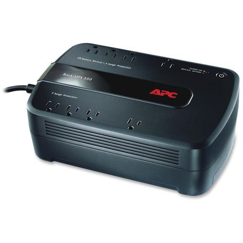 APC (Back-UPS ES / BE550G) - Batterie de secours 550 VA - UPS - CA 120 V - 330 W - USB - 8 connecteurs sortie